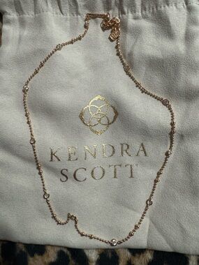 Kendra Scott Rose Gold Necklace